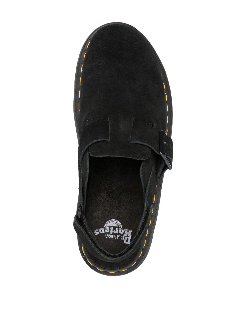 Dr. Martens Jorge II Suede Slingback Mules "Black"