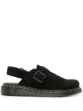 Dr. Martens Jorge II Suede Slingback Mules ""Black""