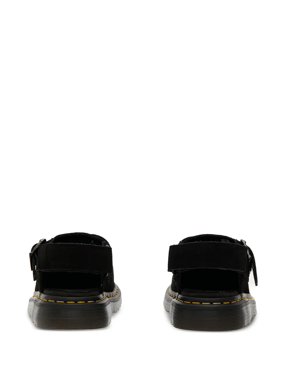 Dr. Martens buckle slingback slippers Black