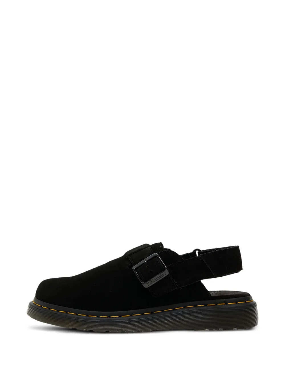 Dr. Martens buckle slingback slippers Black