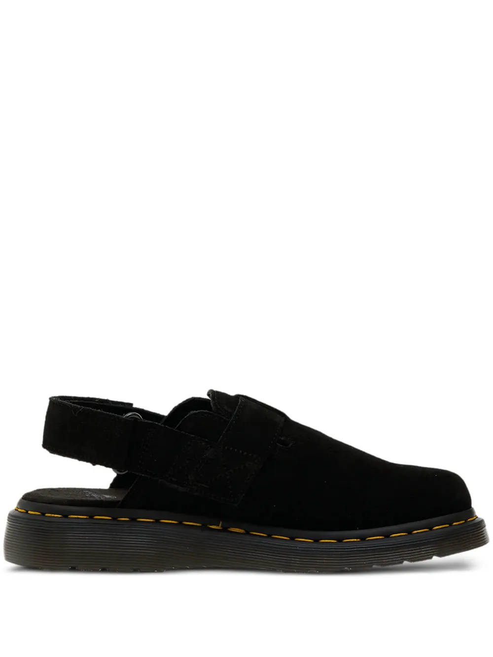 Dr. Martens buckle slingback slippers Black