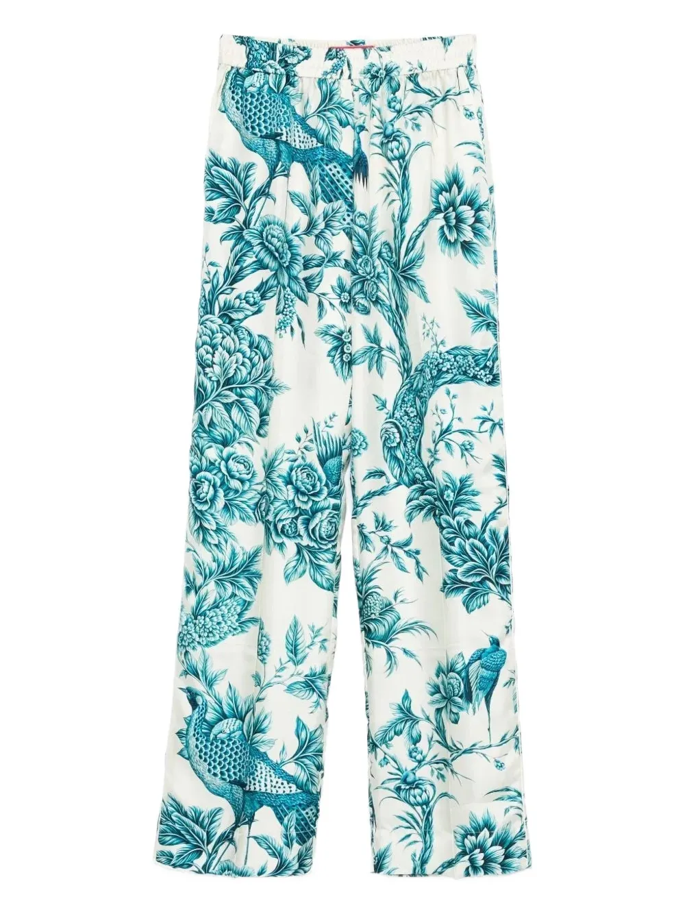 F.R.S For Restless Sleepers bird-print elasticated-waist straight trousers | Straight-Leg Pants | Image 2