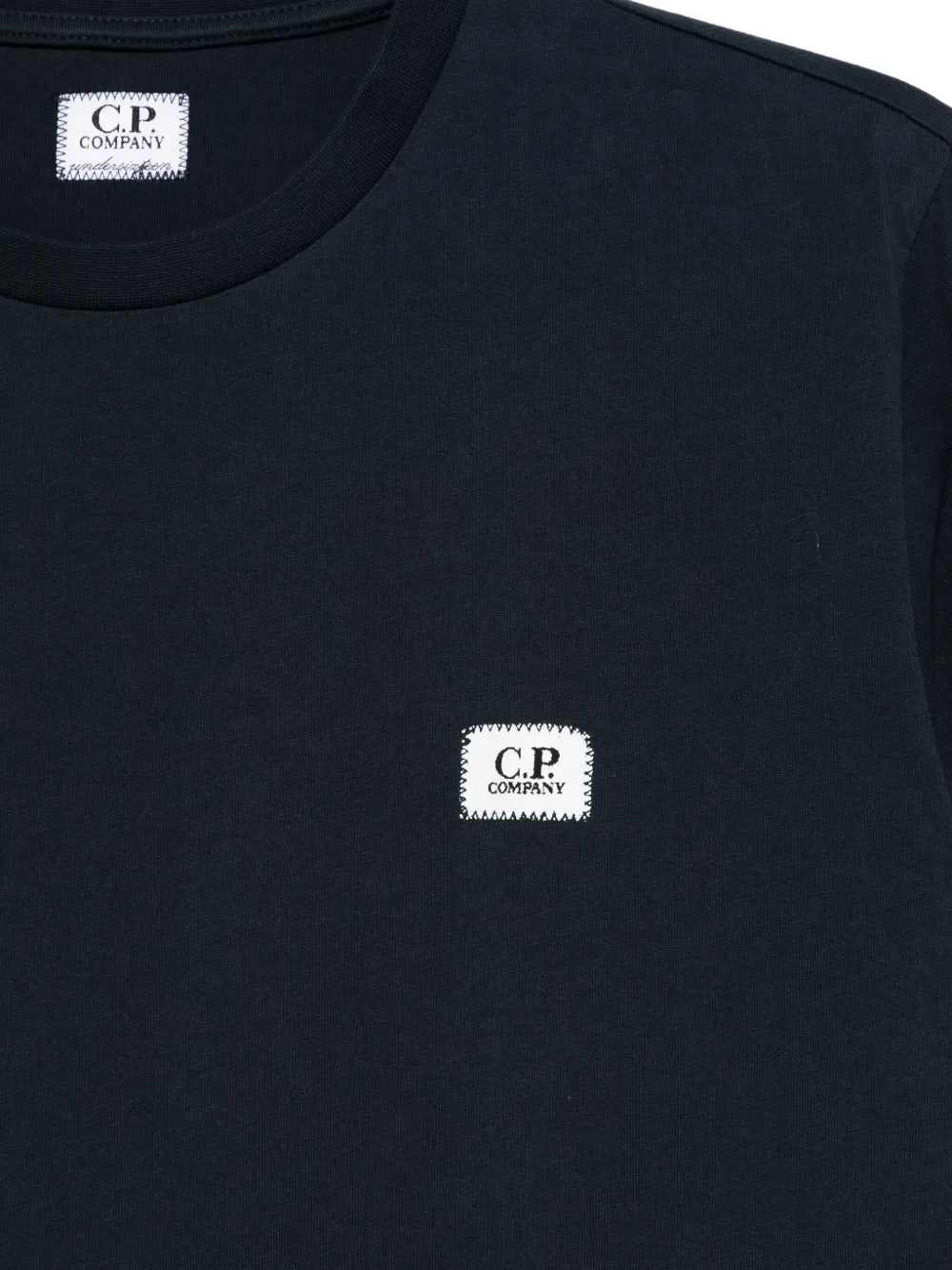 C.P. Company Kids T-shirt met logoprint Blauw