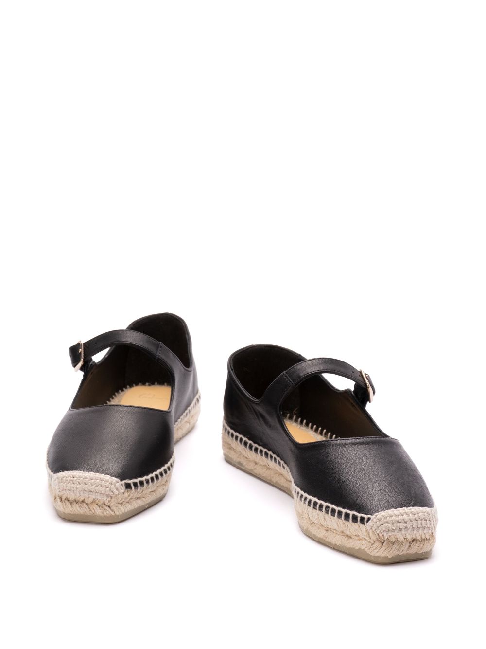 Castañer leather ballerina shoes - Zwart