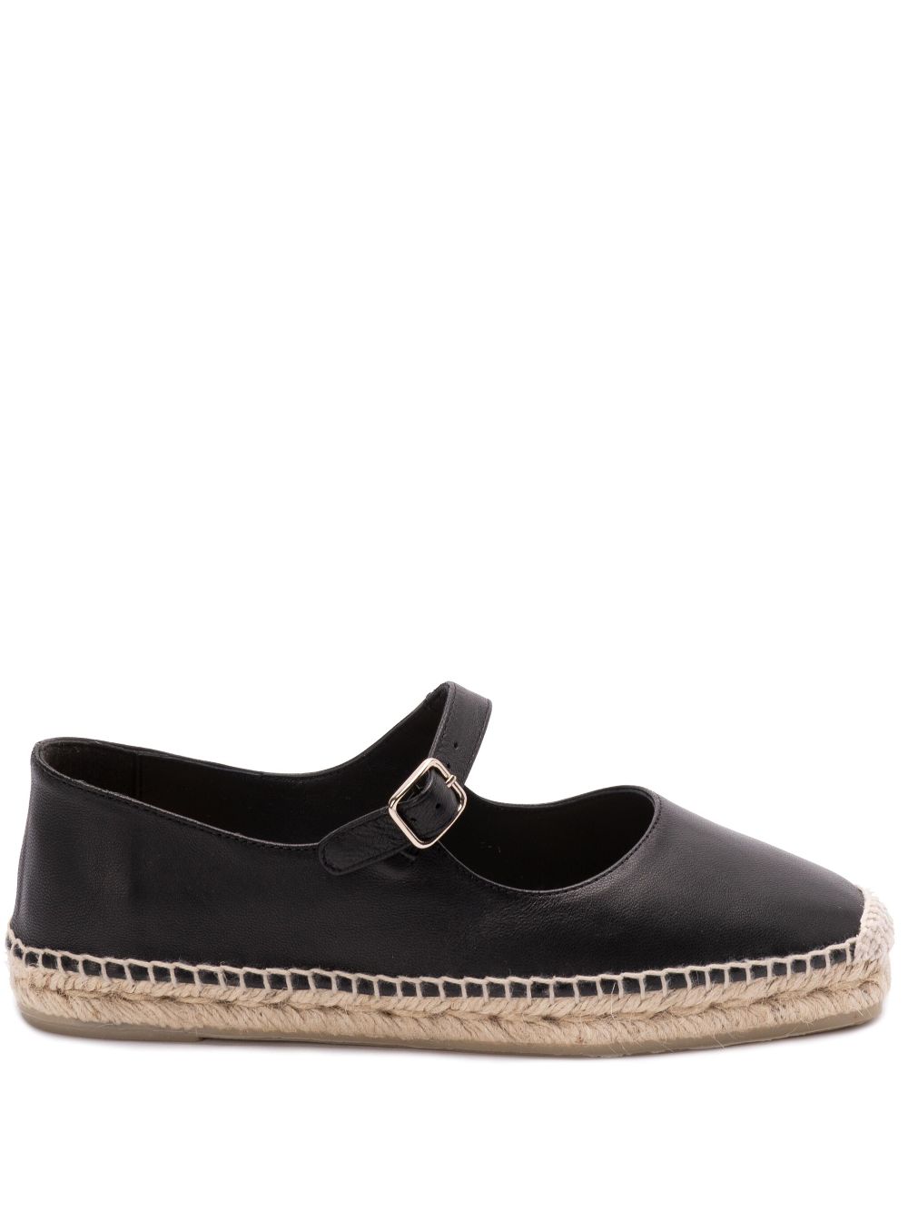 Castañer leather ballerina shoes Black