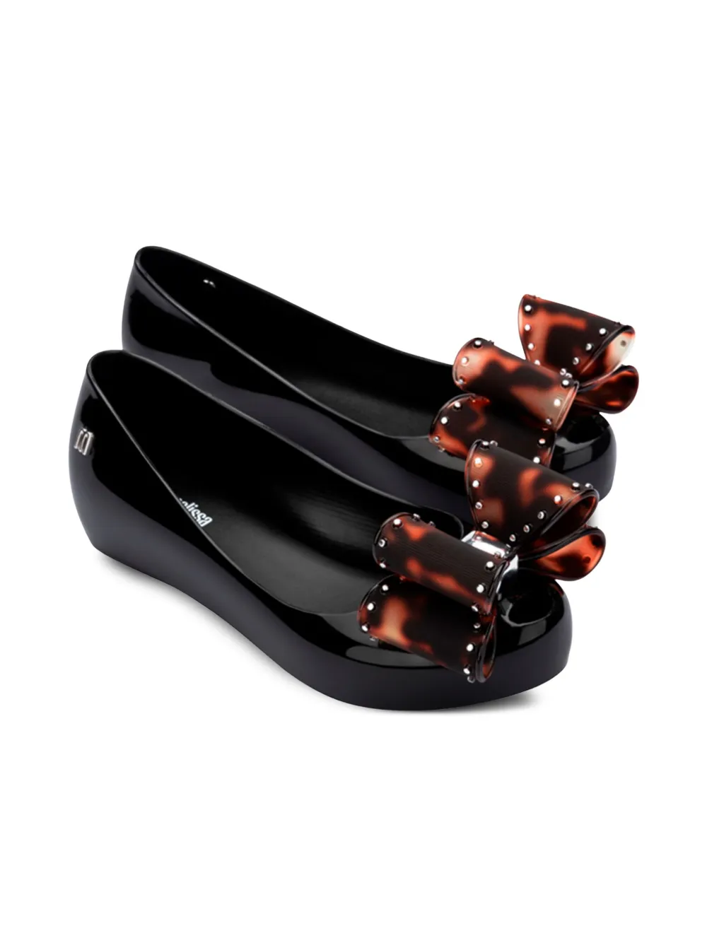 Mini Melissa Ultra Classic Bow ballerina's Zwart