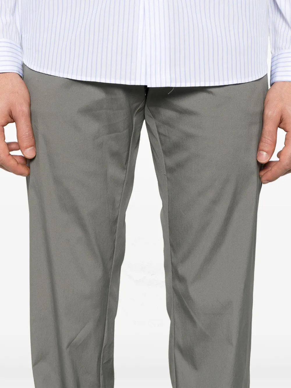 Prada Broek met logo Grijs