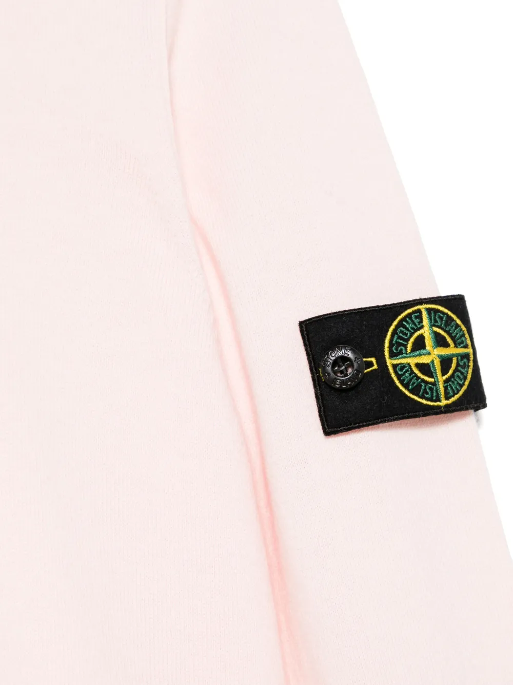 Stone Island Junior Trui met Compass-logopatch Roze