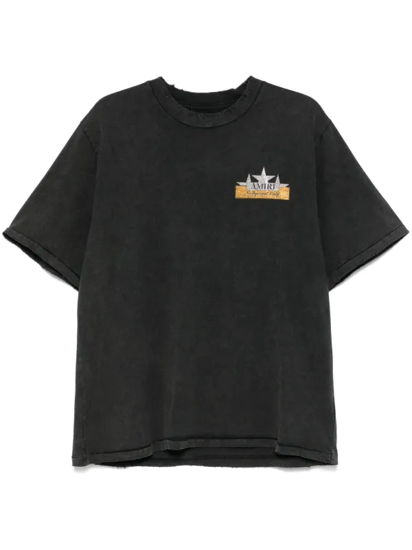 【スタイリッシュ×カジュアル】AMIRI Tシャツ ロックテイスト AMIRI Staggered Chrome T-Shirt New collection | Hionidis