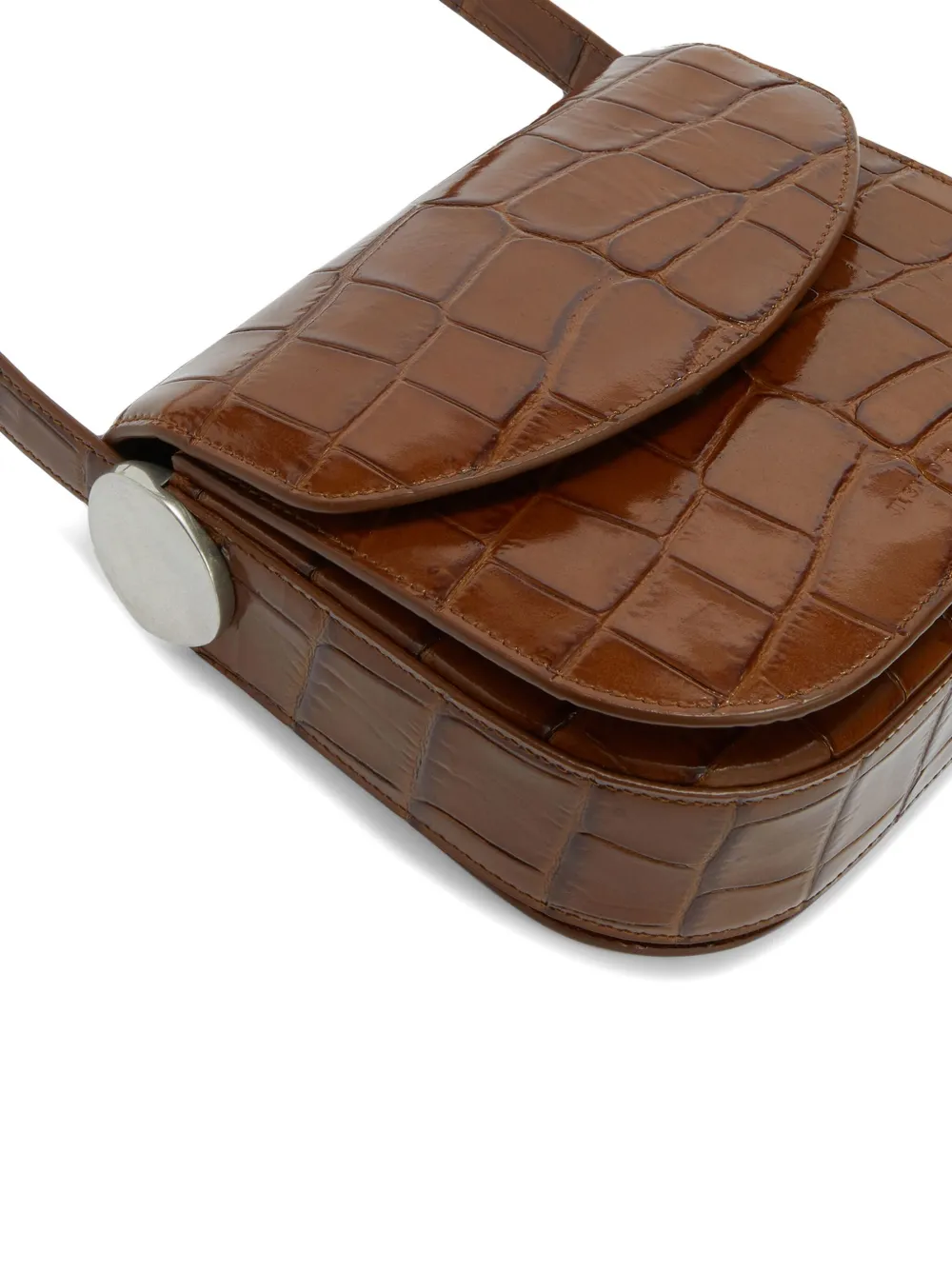 Jil Sander Kleine Coin crossbodytas Bruin