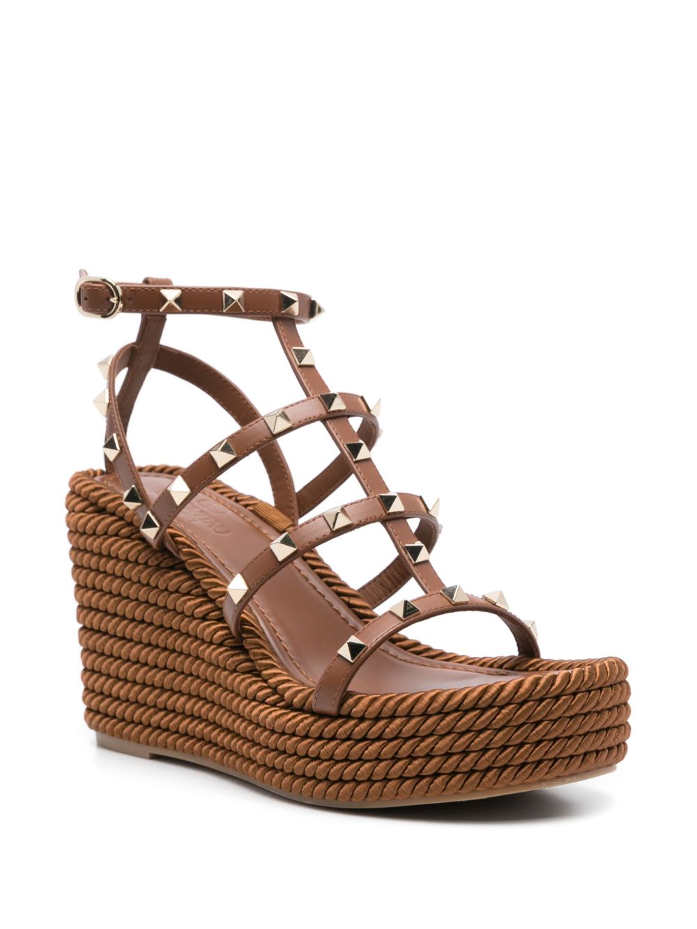 Valentino Garavani 95mm Rockstud sandals - Bruin