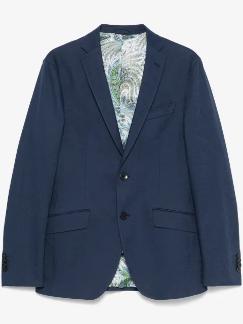 ETRO blazer à simple boutonnage