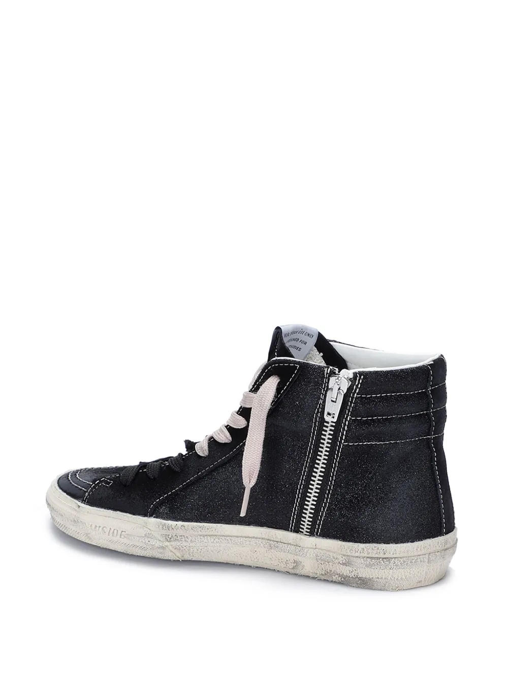 Golden Goose Slide high-top sneakers Zwart