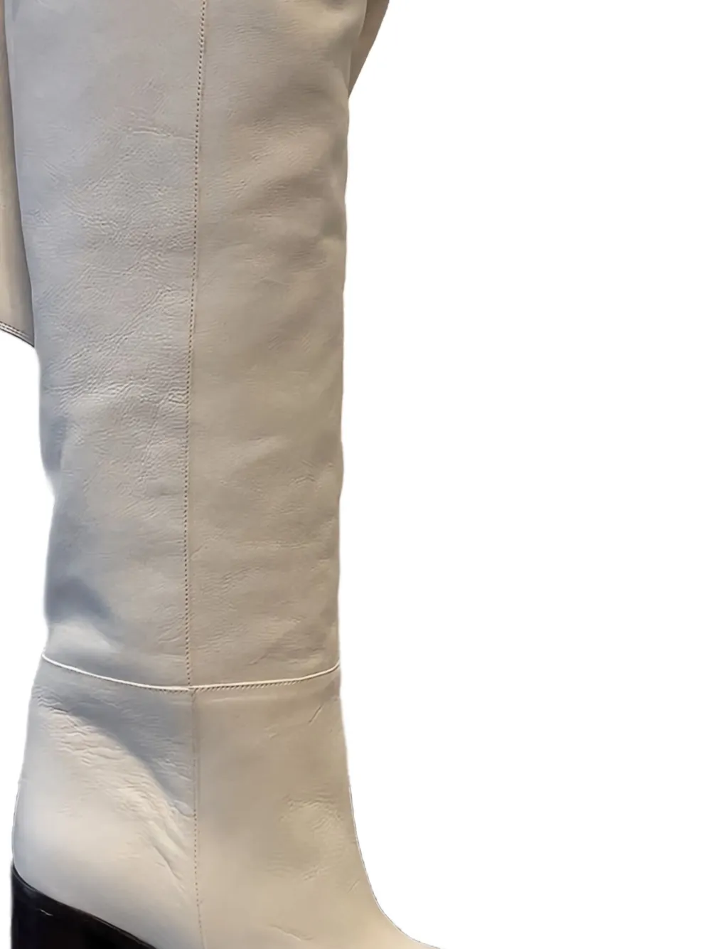 ISABEL MARANT 85mm Lurna slouch-leg boots White