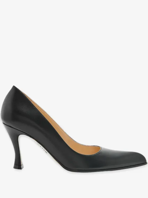 LOEWE pointed-toe leather pumps