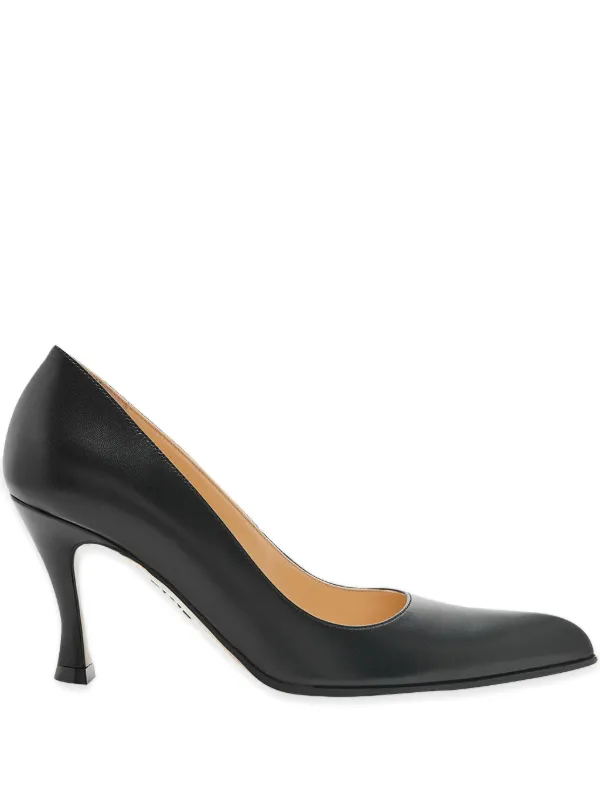 Loewe Pointed-toe Leather Pumps in Black