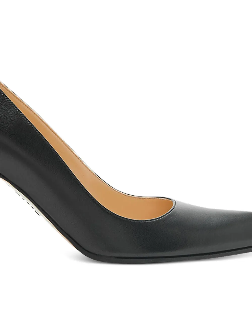 LOEWE pointed-toe leather pumps Black