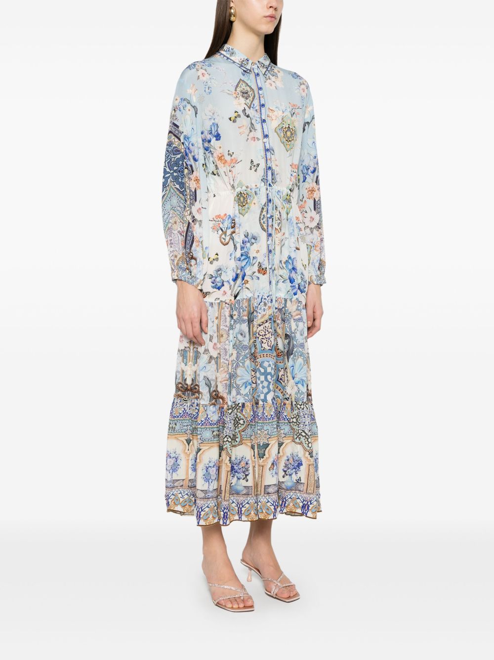 CAMILLA AL MANIAL PALACE MEMOIRS MAXI DRESS