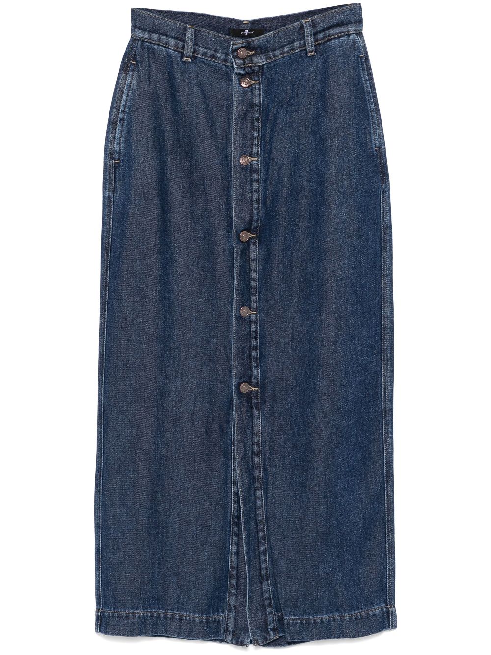 7 For All Mankind Amie maxi skirt - Blue