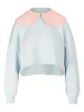 Ioana Ciolacu Orchid sweatshirt - Blue