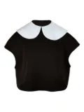 Ioana Ciolacu Orchid top - Black