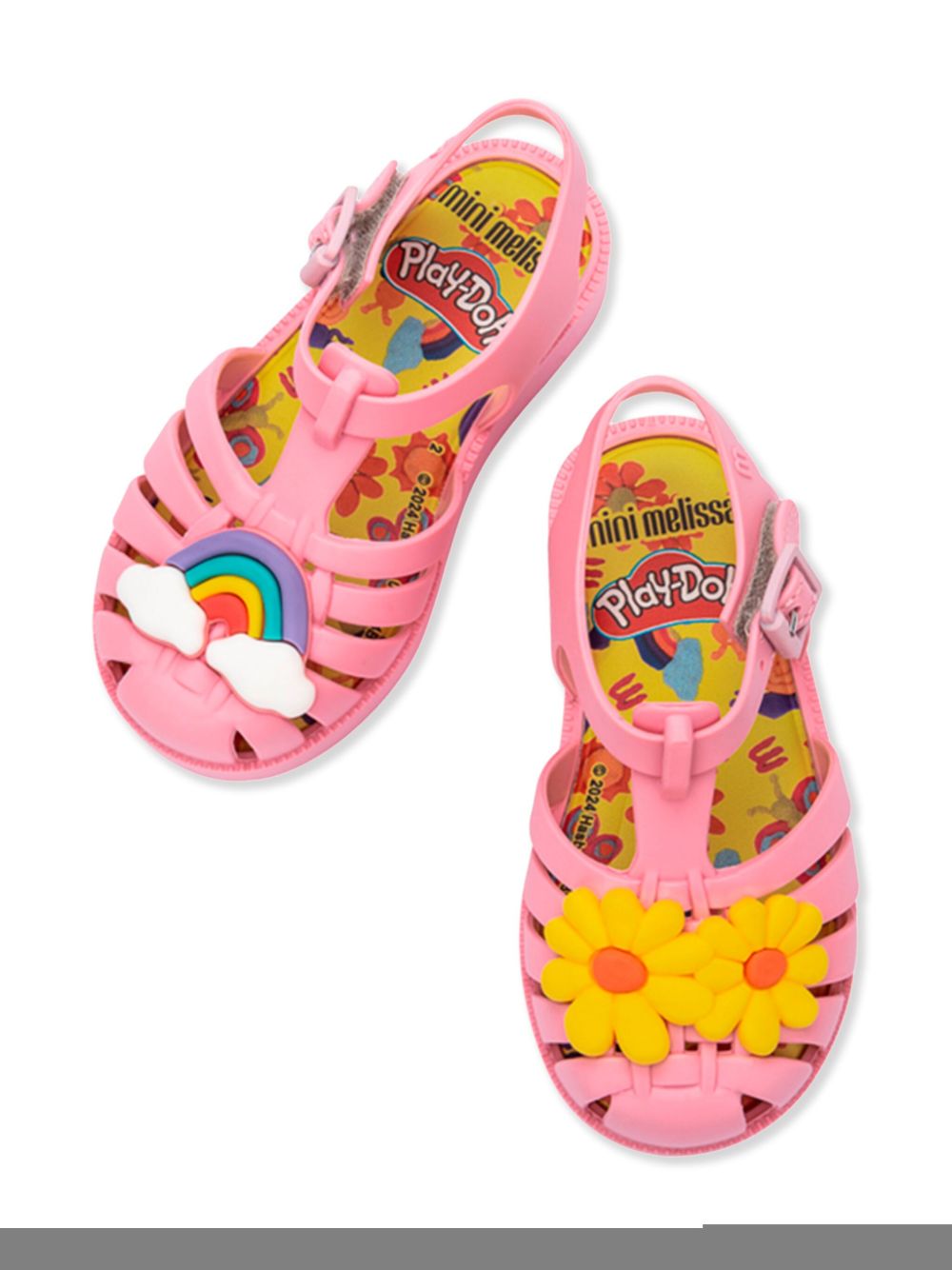 Mini Melissa x Play Doh Possession sandals Pink