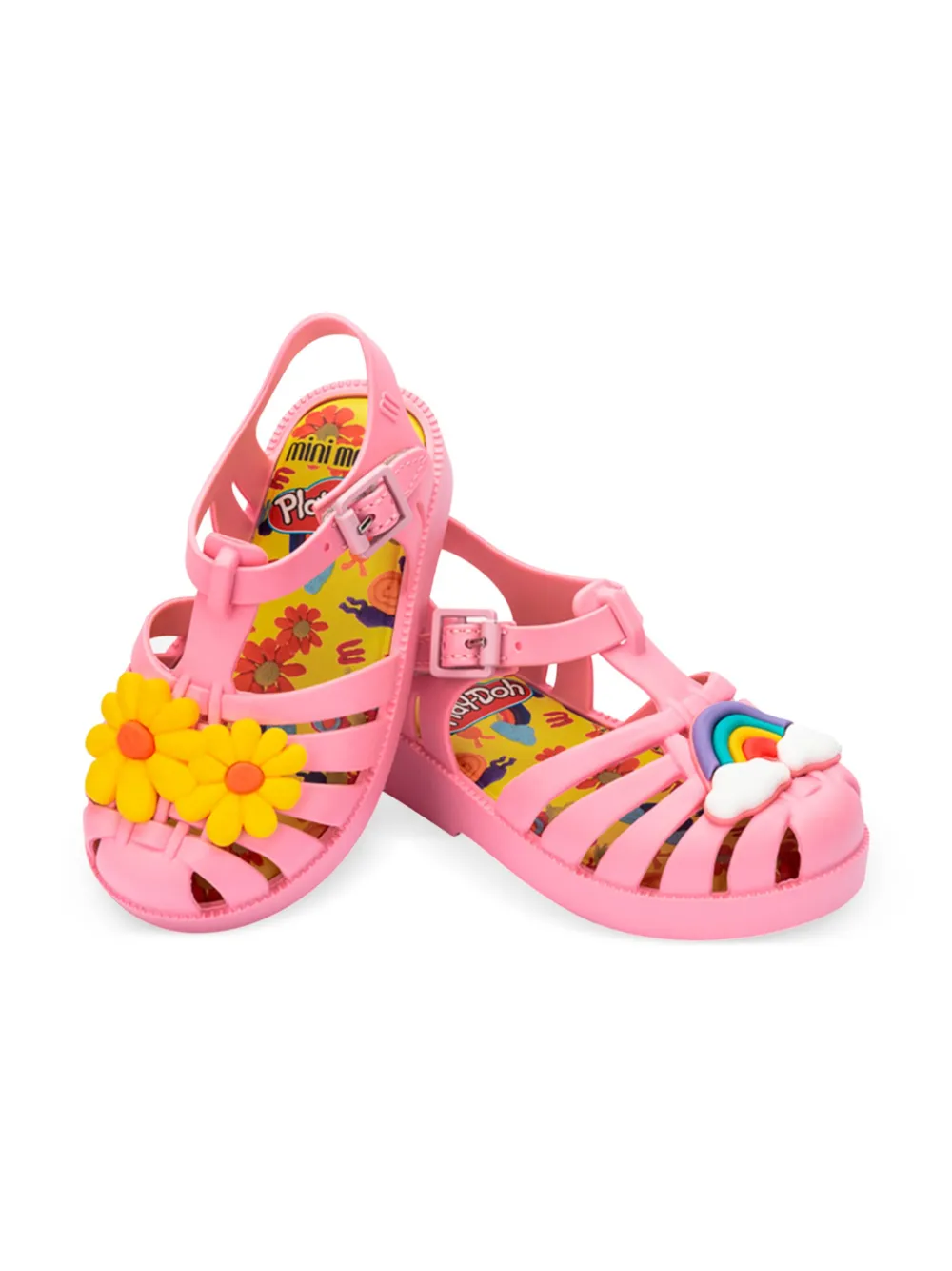 Mini Melissa x Play Doh Possession sandals Pink