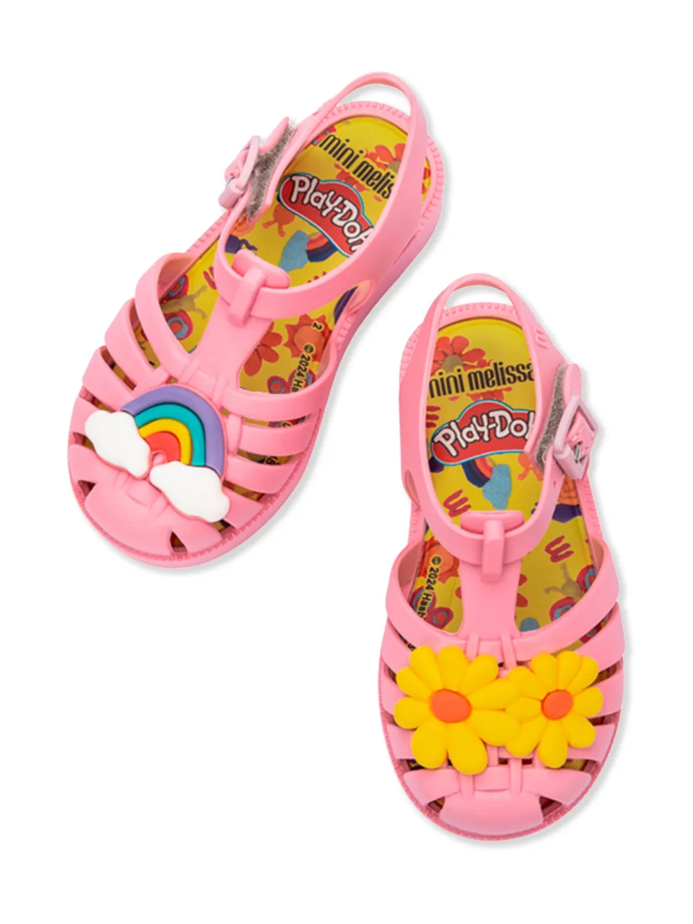 Mini Melissa x Play Doh Possession sandals Pink