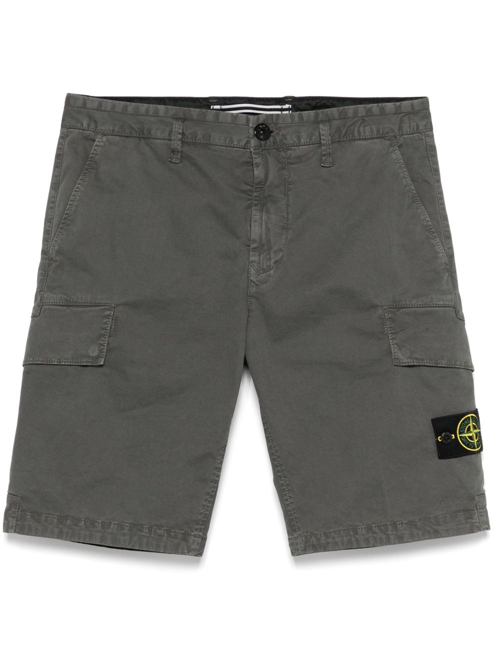 Stone Island Compass-badge cargo shorts - Grey