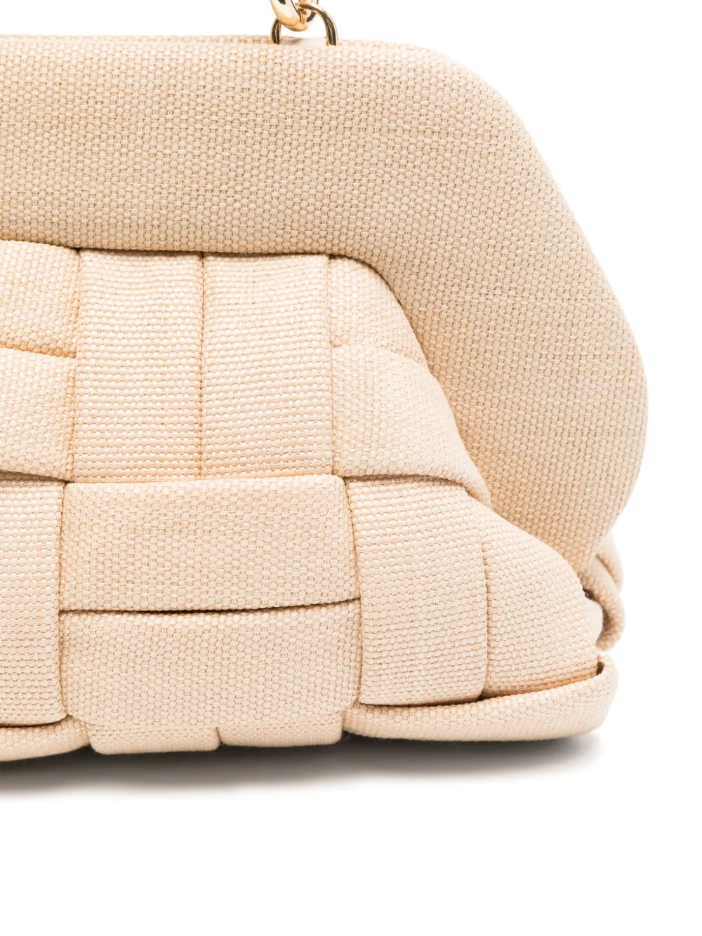 Themoirè Tia geweven tas Beige