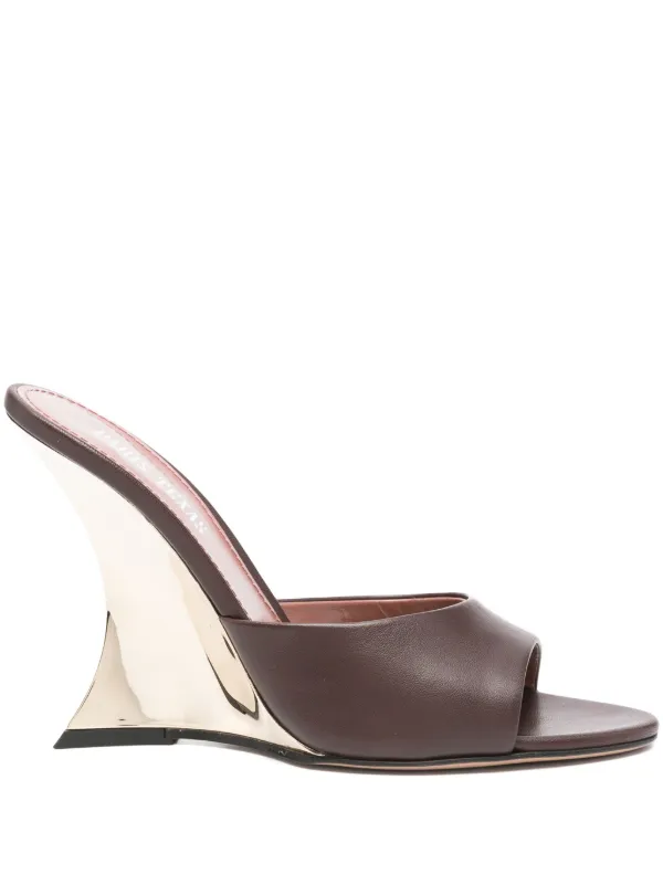 【関税込み】PARIS TEXAS NINA SANDAL 105 Paris Texas Nina 105 Sandal in Gold & Sunset | REVOLVE