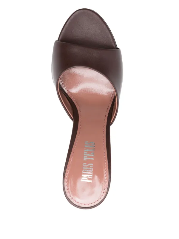 Paris Texas 105mm Nina Sandals | Brown | FARFETCH JO