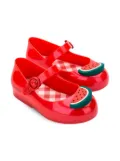 Mini Melissa Sweet Love Picnic ballet flats - Red