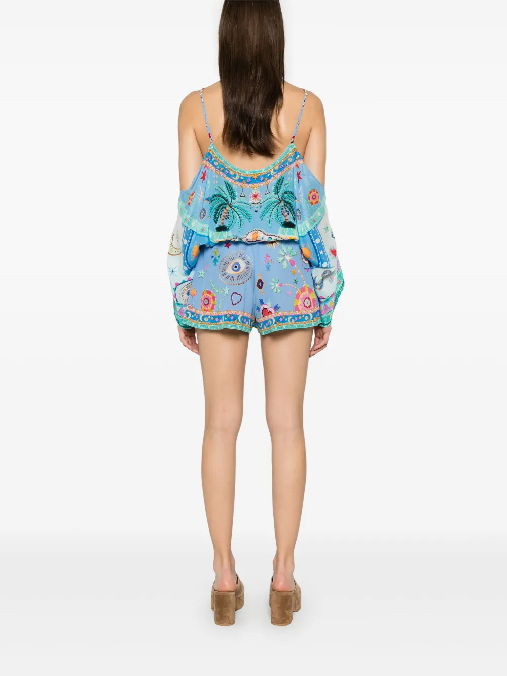 Camilla The A Painted Village playsuit Blauw