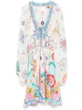 Camilla Living In Colour mini dress - White