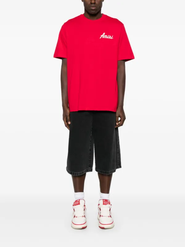 【AMIRI】シティ Tシャツ 関税込み AMIRI City T-shirt | Red | FARFETCH