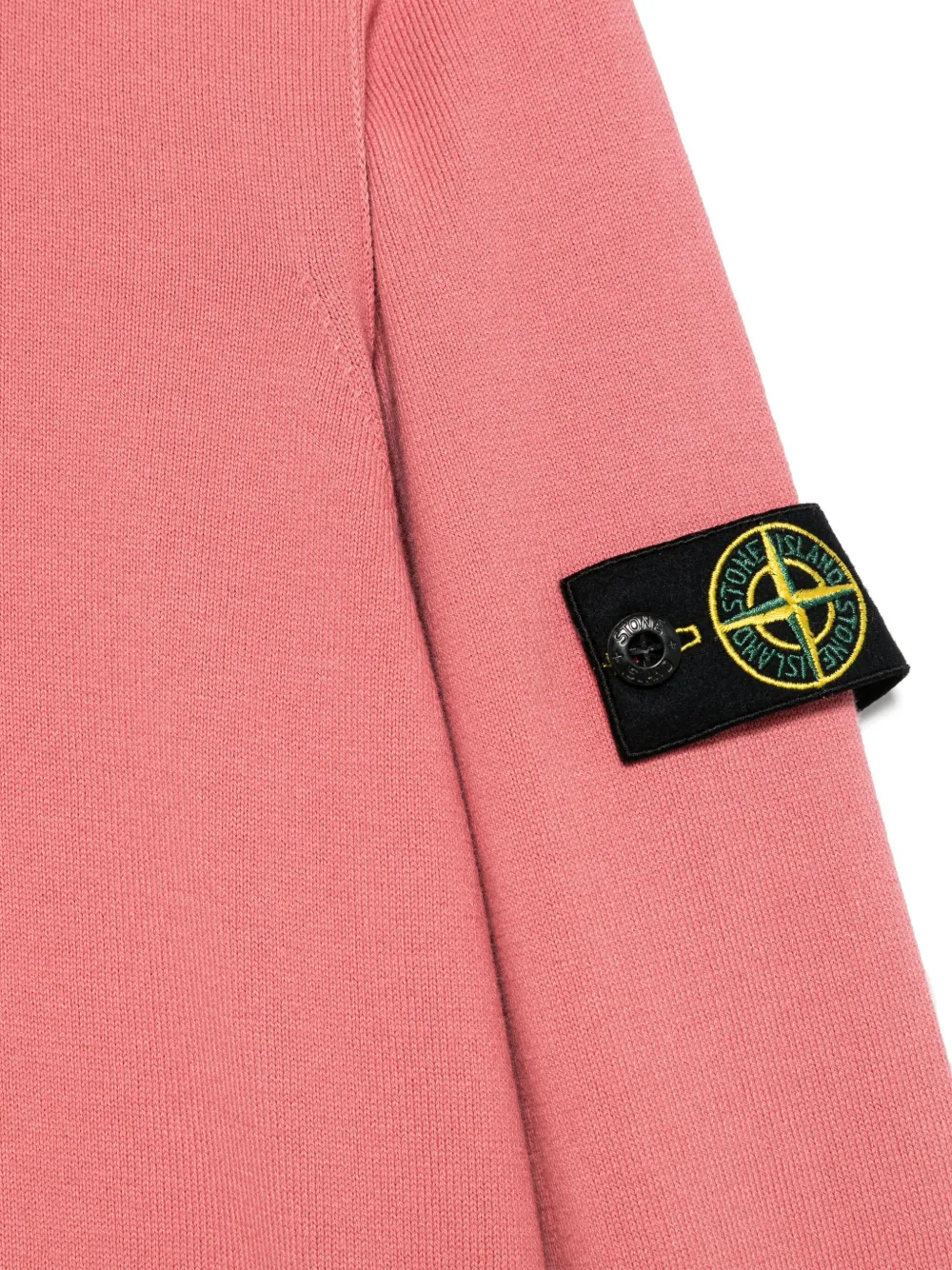 Stone Island Junior Trui met Compass-logopatch Roze