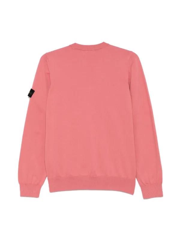 Stone Island Junior コンパスバッジ セーター | ピンク | FARFETCH JP