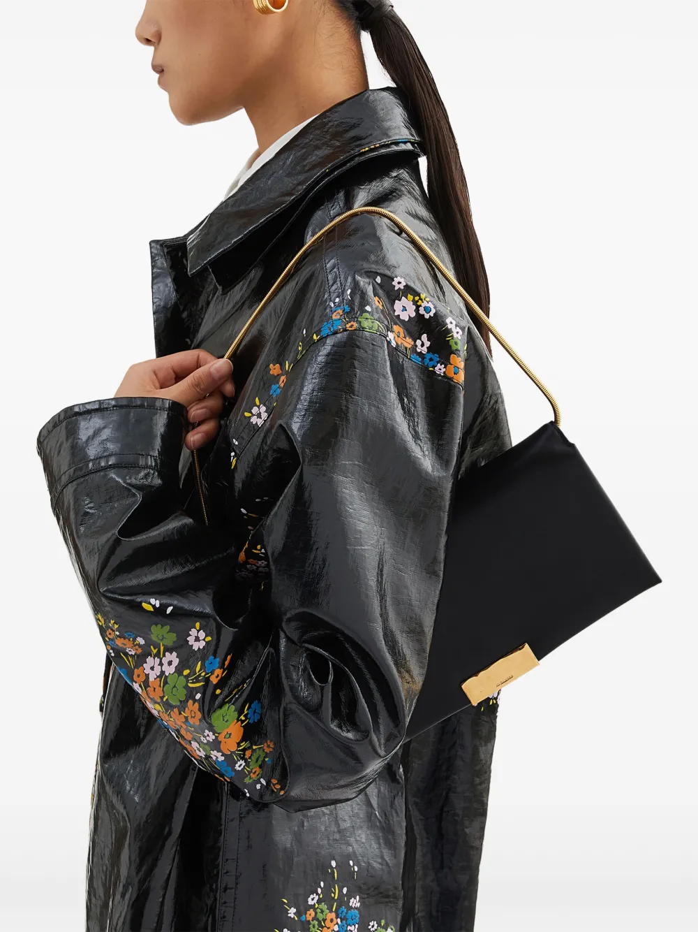 Jil Sander Carnet clutch Zwart