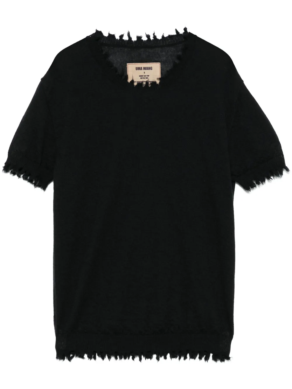 fine-knit T-shirt