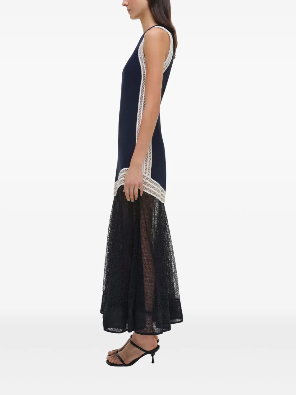 Simkhai Zakaria midi-jurk Blauw