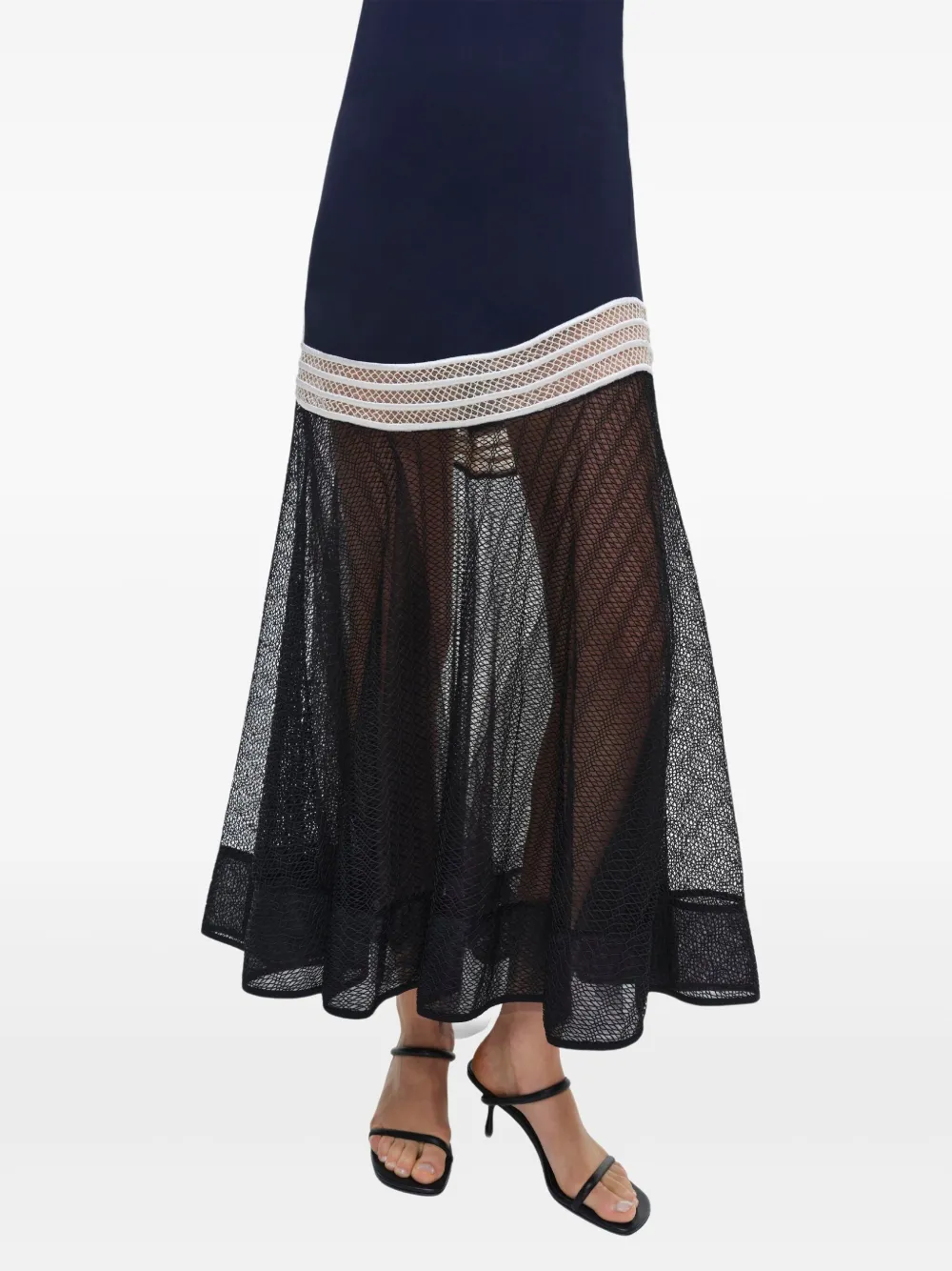 Simkhai Zakaria midi-jurk Blauw