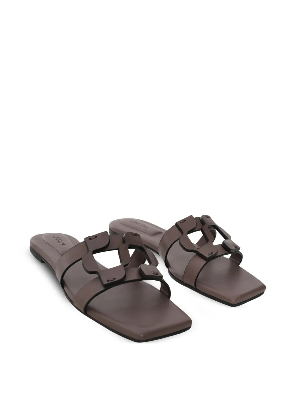 Simkhai leather slides - Bruin