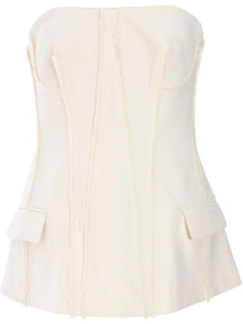 Simkhai haut bustier Lupita - Blanc - Simkhai - Modalova
