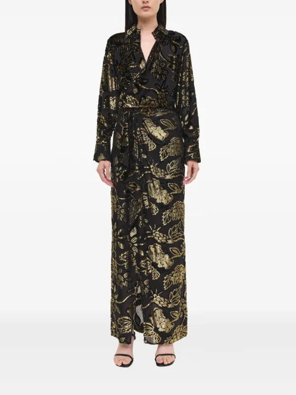 Simkhai Marzia マキシドレス | ブラック | FARFETCH JP