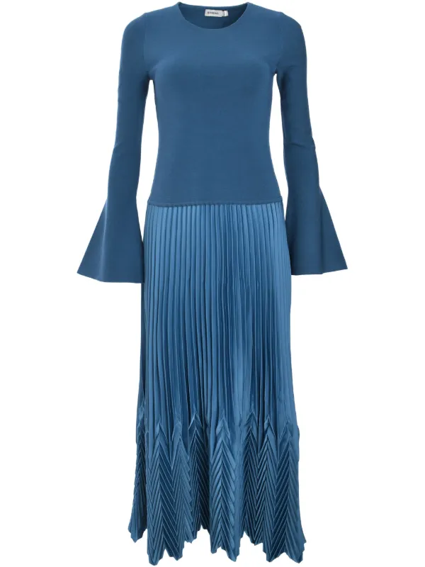 Simkhai Damoni Midi Dress - Blue Simkhai Damoni Midi Dress - Blue