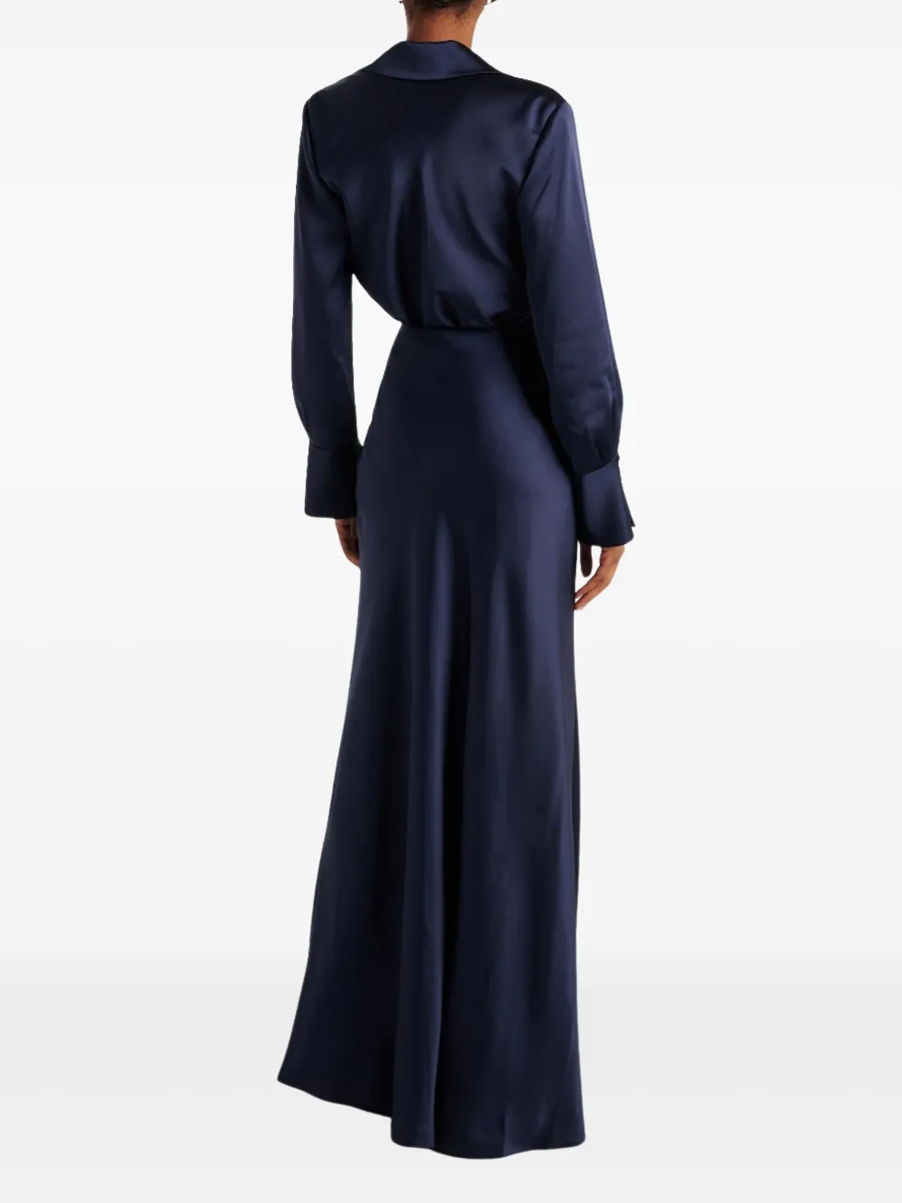 Shop Simkhai Kiri Maxi Skirt In Blue