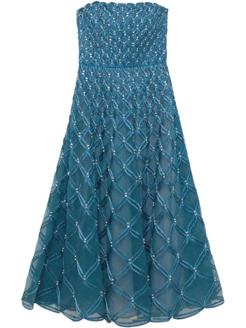 Simkhai vestido midi Xolani