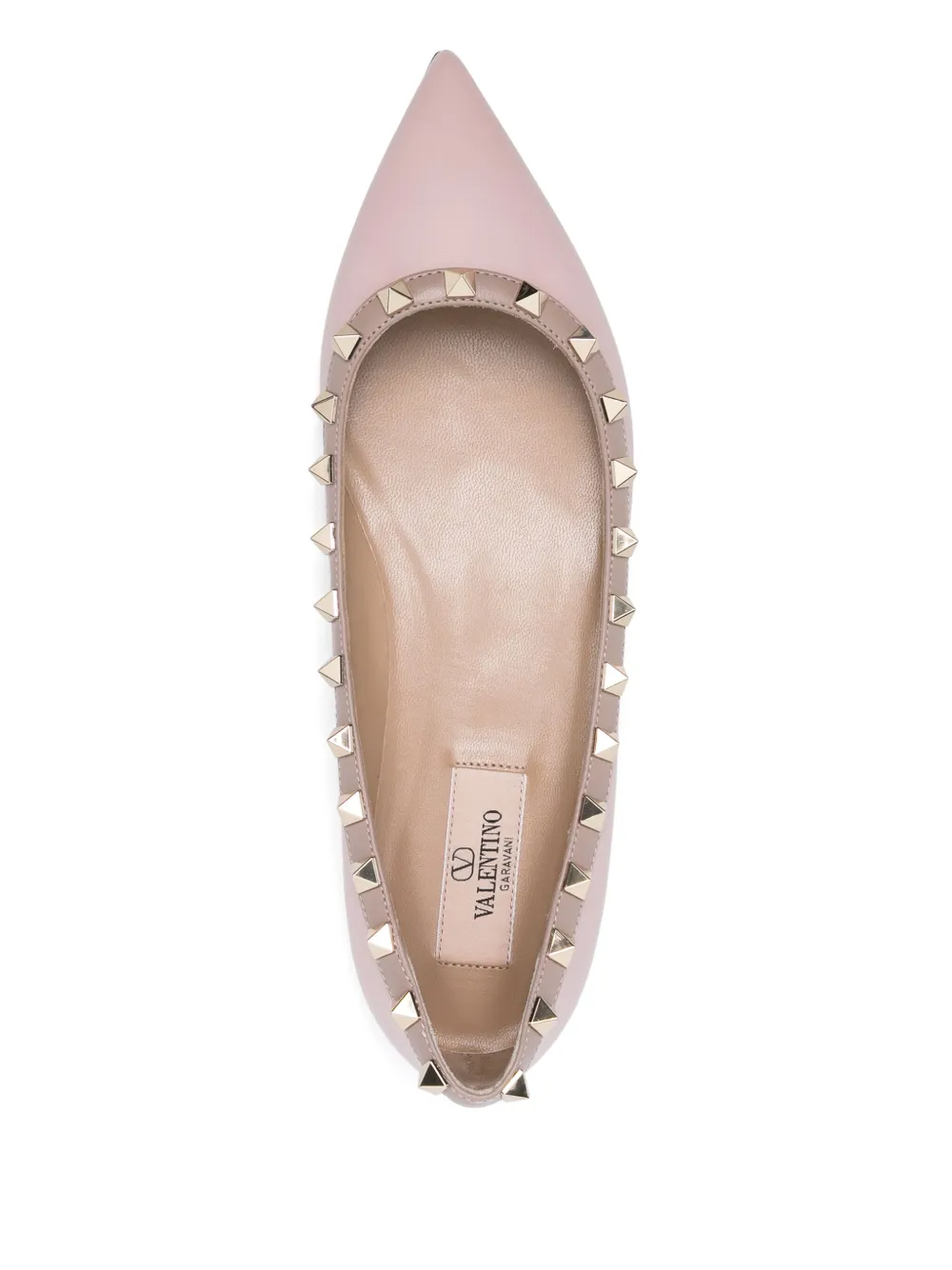 Valentino Garavani Rockstud ballet flats Pink