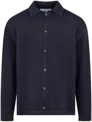 Comme Des Garçons Shirt バイカラー カーディガン | ブラック